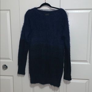 South Moon Under fuzzy two-tone sweater